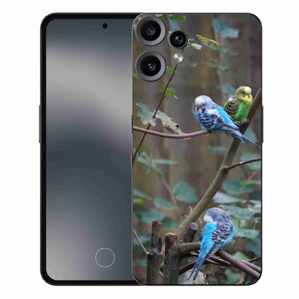 Gélový kryt mmCase na Nothing CMF Phone 2 Pro - papagáje na vetve