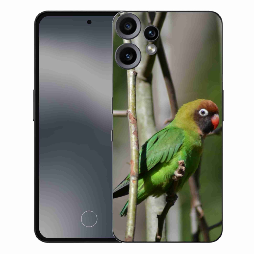 Gélový kryt mmCase na Nothing CMF Phone 2 Pro - papagáj agapornis