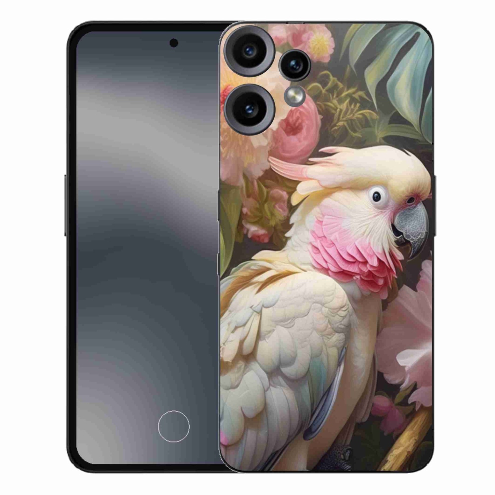 Gélový kryt mmCase na Nothing CMF Phone 2 Pro - papagáj kakadu ružový 2