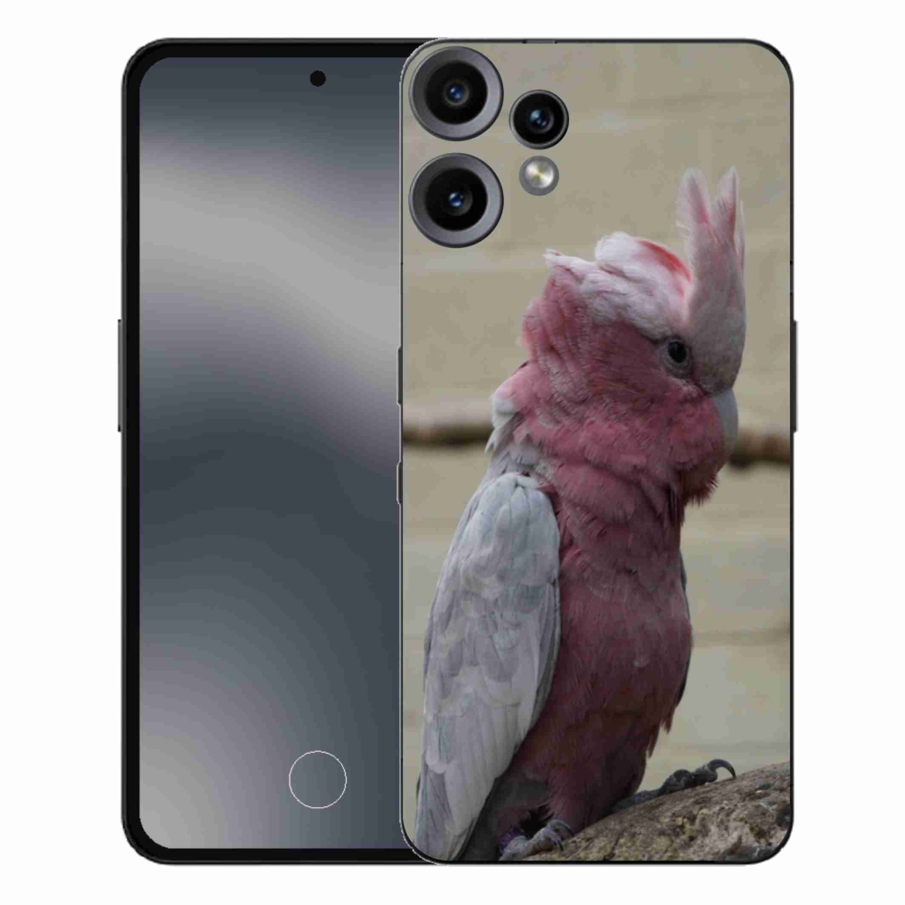 Gélový kryt mmCase na Nothing CMF Phone 2 Pro - papagáj kakadu ružový