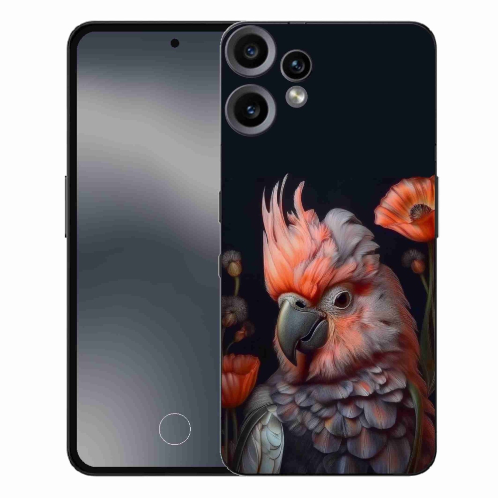 Gélový kryt mmCase na Nothing CMF Phone 2 Pro - papagáj kakadu vo farbách