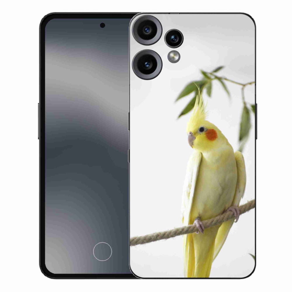Gélový kryt mmCase na Nothing CMF Phone 2 Pro - papagáj korela chocholatá
