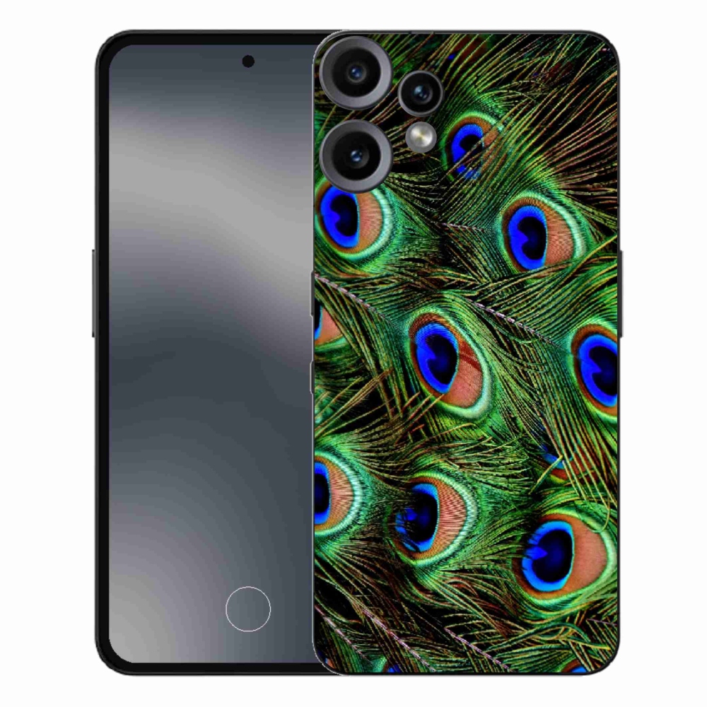 Gélový kryt mmCase na Nothing CMF Phone 2 Pro - pávie perie