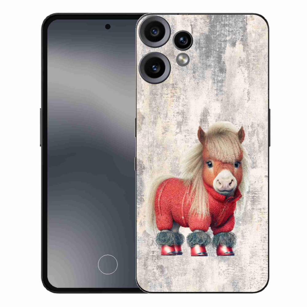 Gélový kryt mmCase na Nothing CMF Phone 2 Pro - poník vo svetri