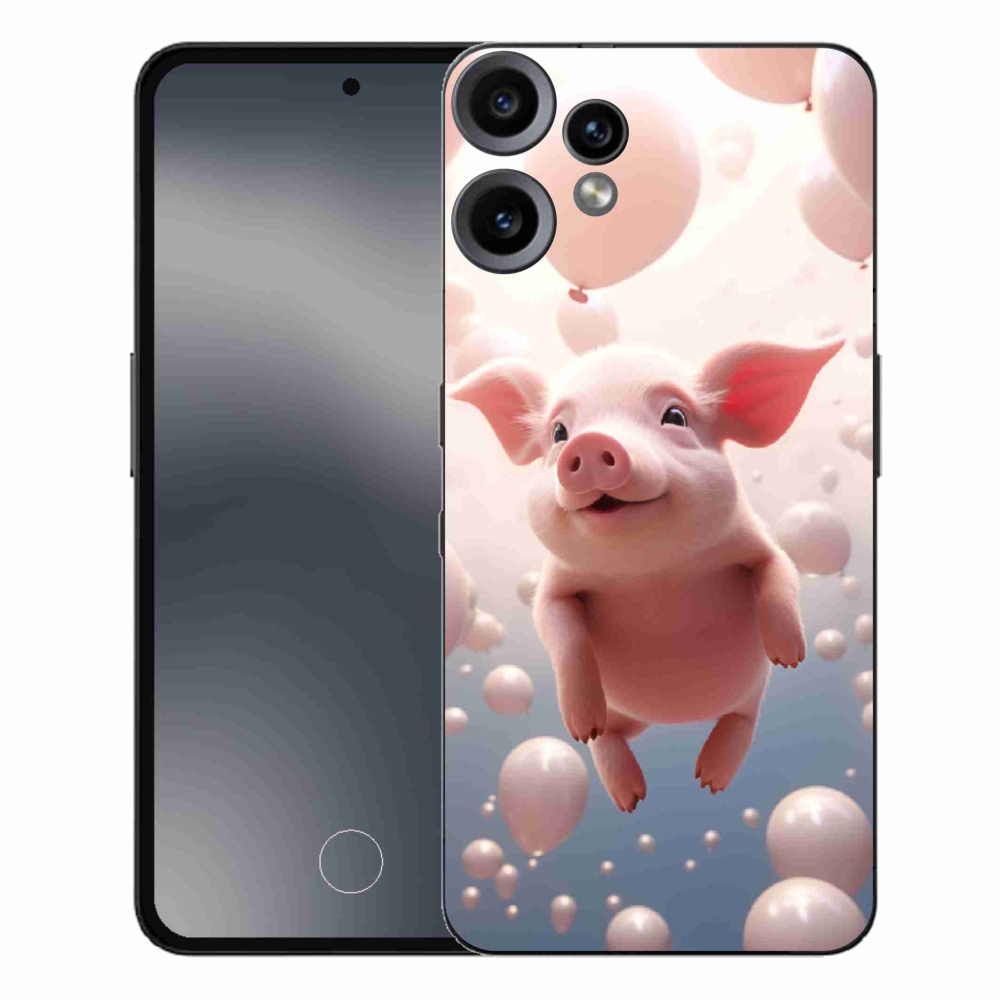 Gélový kryt mmCase na Nothing CMF Phone 2 Pro - prasiatko s balónikmi