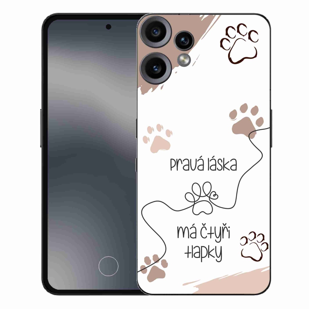Gélový kryt mmCase na Nothing CMF Phone 2 Pro - psí motív 1 biele pozadie