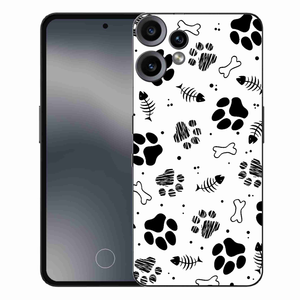 Gélový kryt mmCase na Nothing CMF Phone 2 Pro - psie labky 1