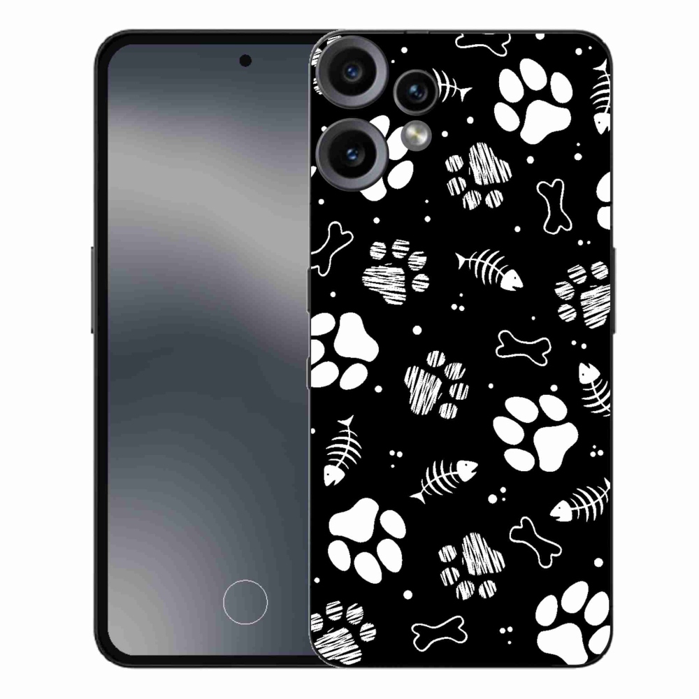 Gélový kryt mmCase na Nothing CMF Phone 2 Pro - psie labky