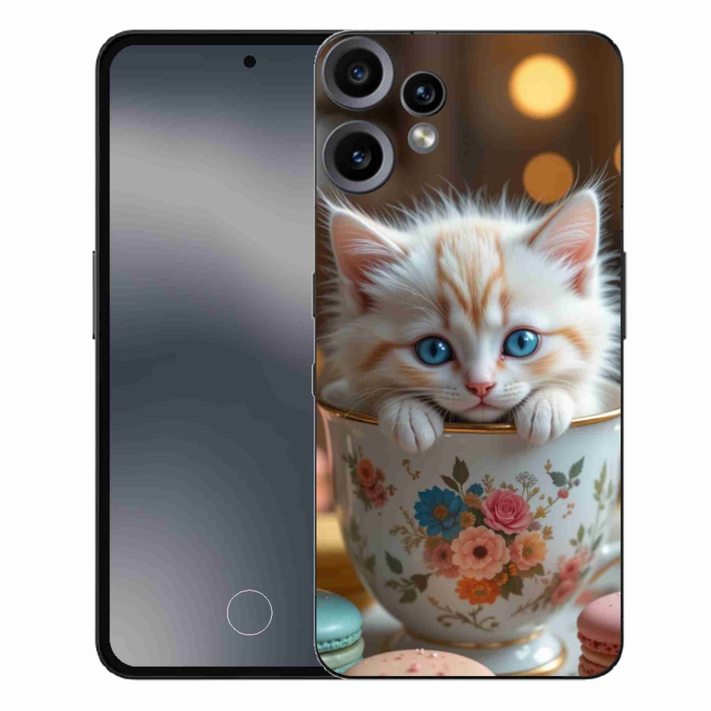 Gélový kryt mmCase na Nothing CMF Phone 2 Pro - roztomilé mačiatko 6