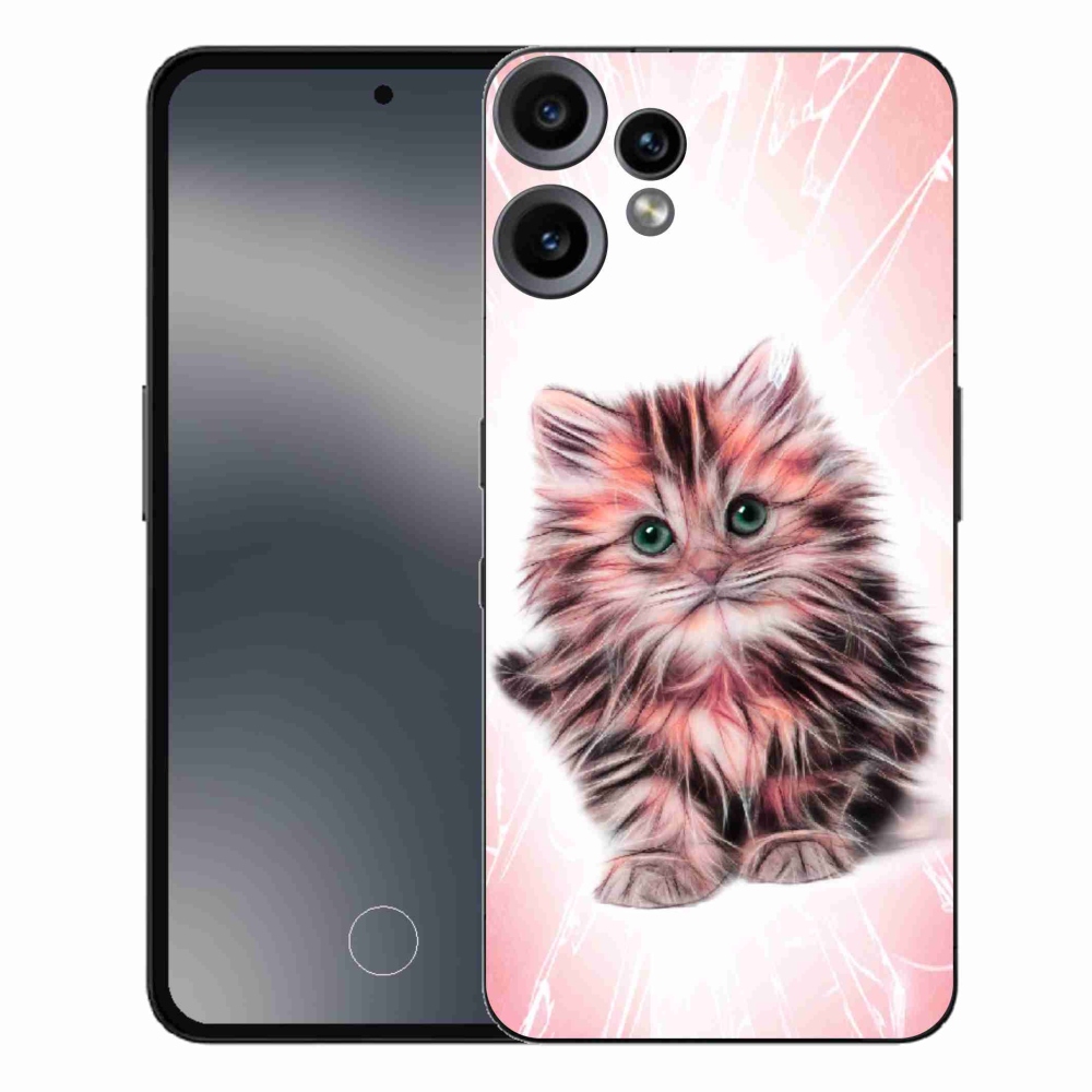 Gélový kryt mmCase na Nothing CMF Phone 2 Pro - roztomilé mačiatko