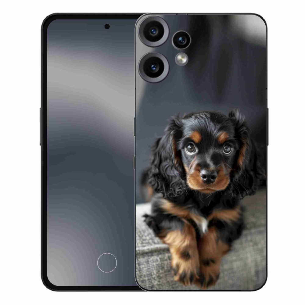 Gélový kryt mmCase na Nothing CMF Phone 2 Pro - roztomilý dlhosrstý jazvečík