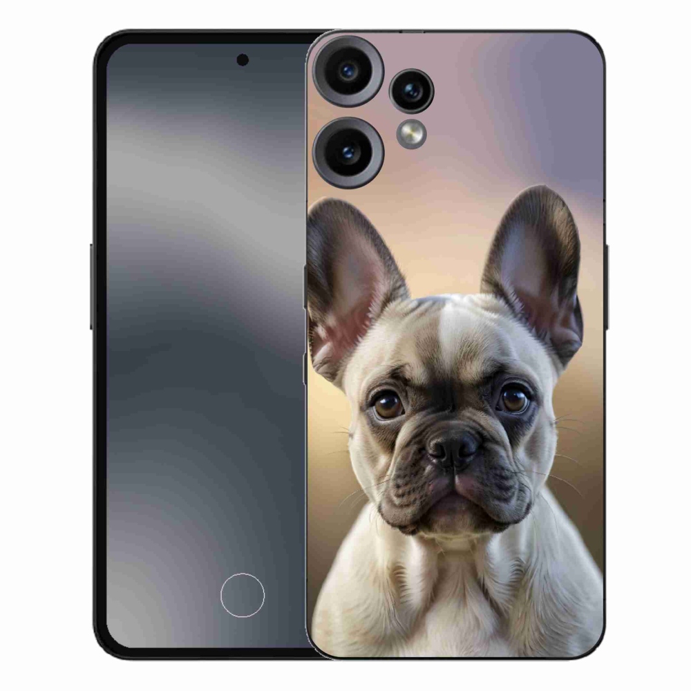 Gélový kryt mmCase na Nothing CMF Phone 2 Pro - roztomilý francúzsky buldoček