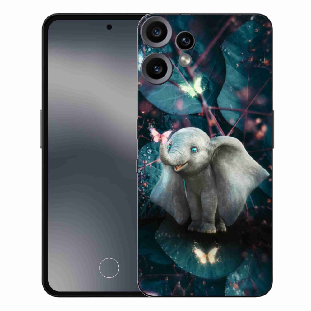 Gélový kryt mmCase na Nothing CMF Phone 2 Pro - roztomilý slon