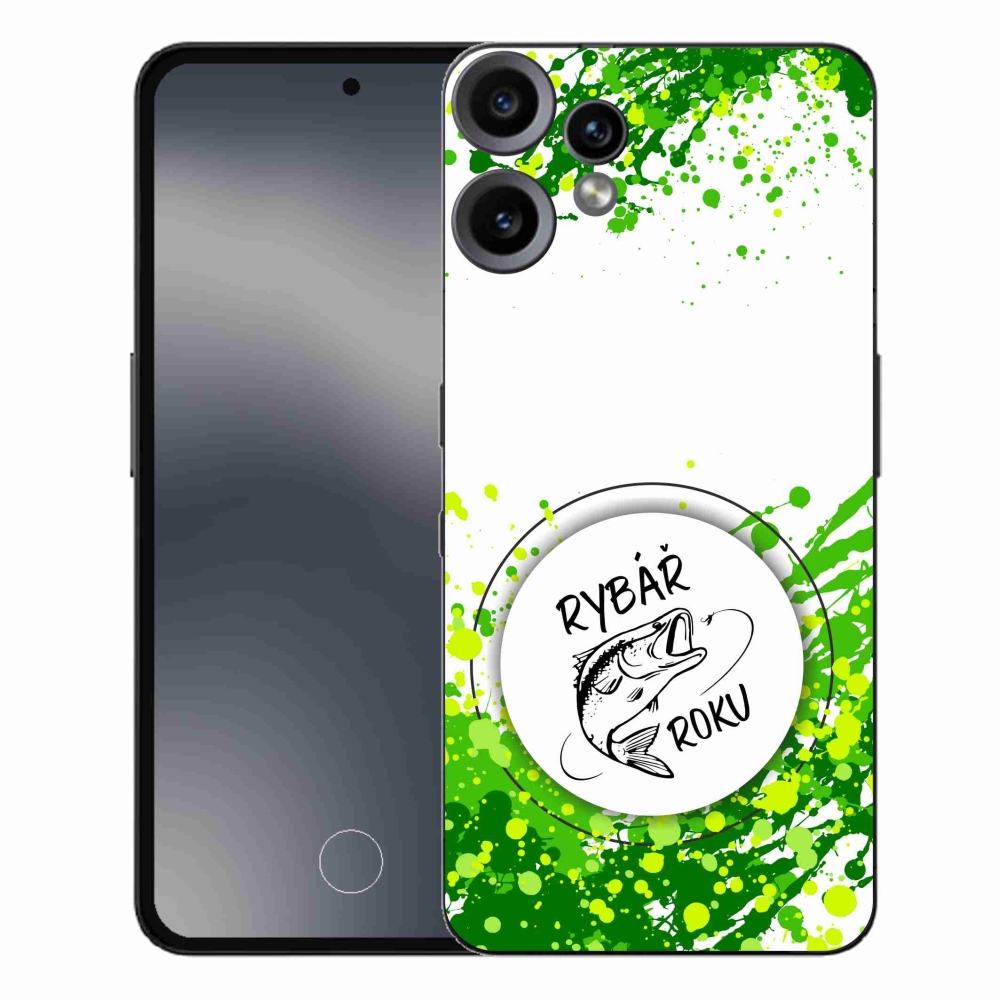 Gélový kryt mmCase na Nothing CMF Phone 2 Pro - rybár roka biele pozadie