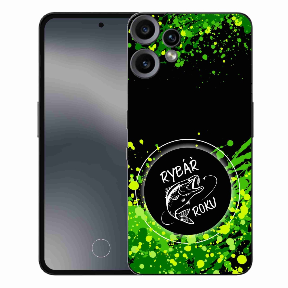 Gélový kryt mmCase na Nothing CMF Phone 2 Pro - rybár roku čierne pozadie
