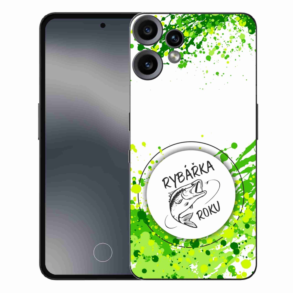 Gélový kryt mmCase na Nothing CMF Phone 2 Pro - rybárka roku biele pozadie