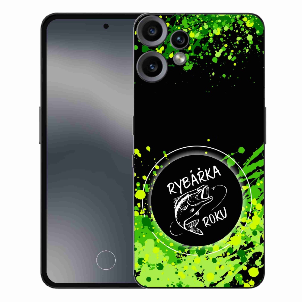 Gélový kryt mmCase na Nothing CMF Phone 2 Pro - rybárka roku čierne pozadie