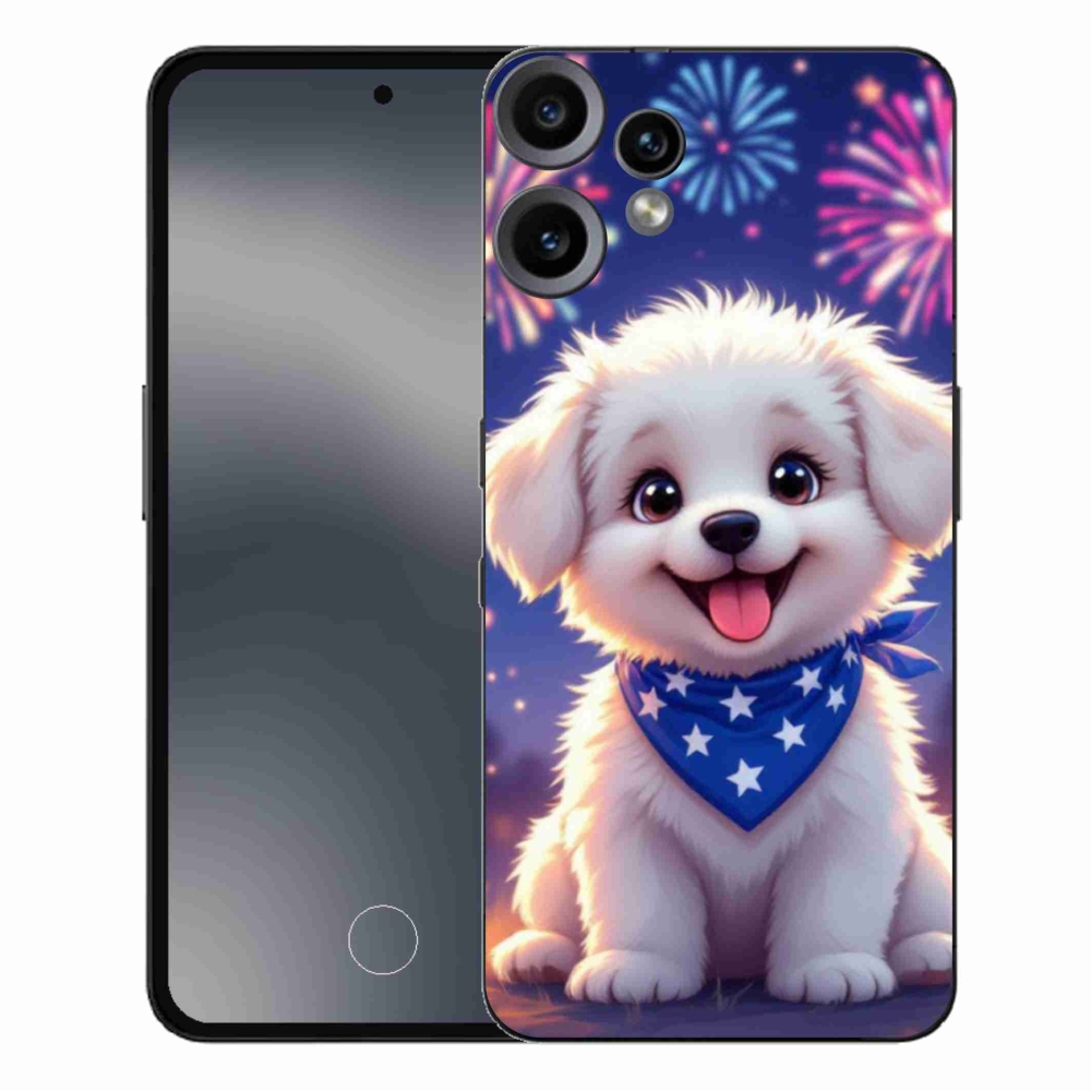Gélový kryt mmCase na Nothing CMF Phone 2 Pro - slávnostné šteňa