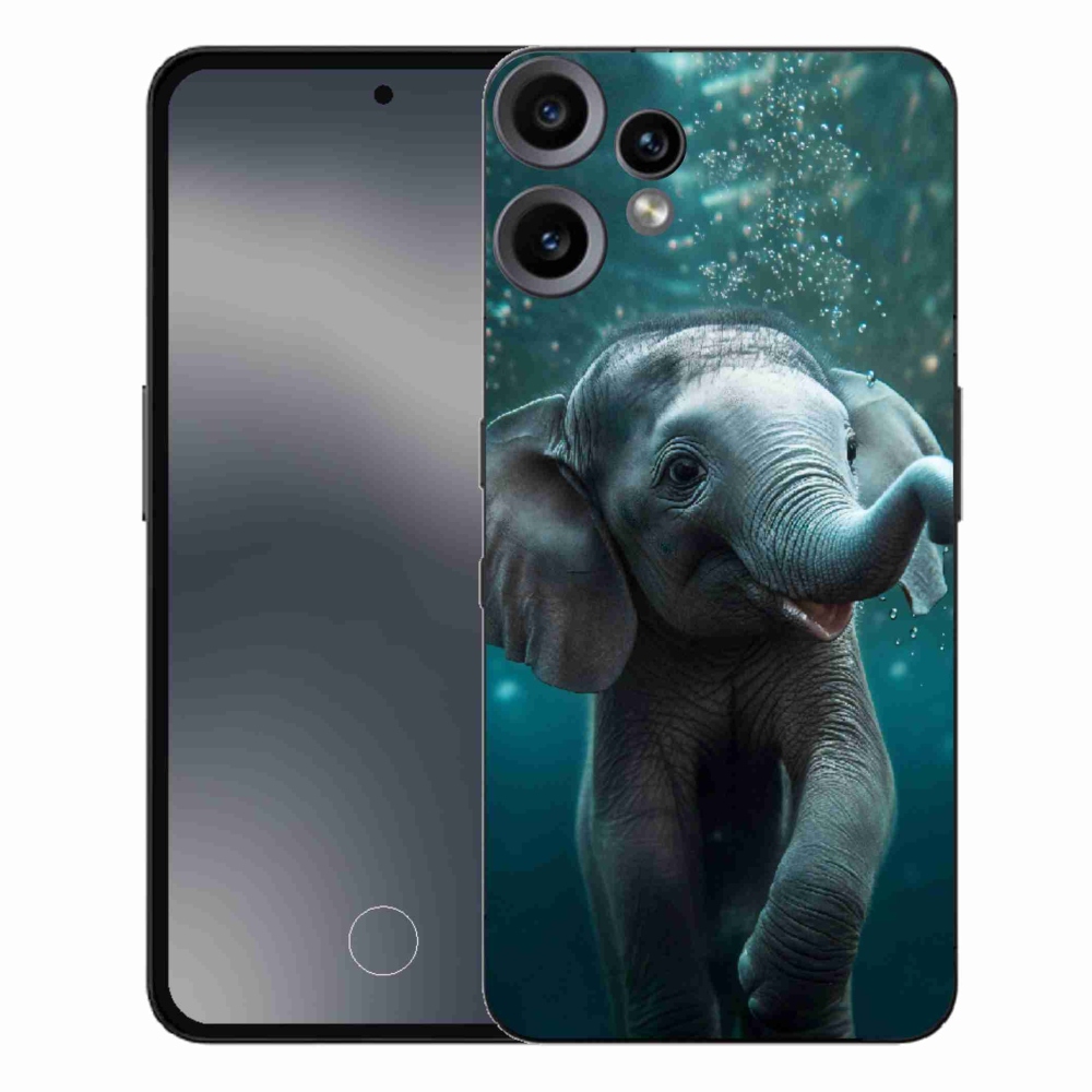 Gélový kryt mmCase na Nothing CMF Phone 2 Pro - sloník pod vodou