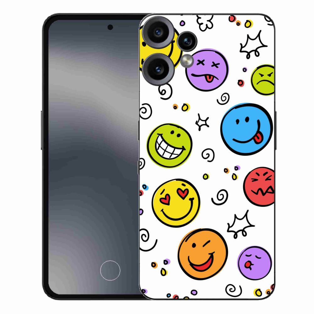Gélový kryt mmCase na Nothing CMF Phone 2 Pro - smajlíci