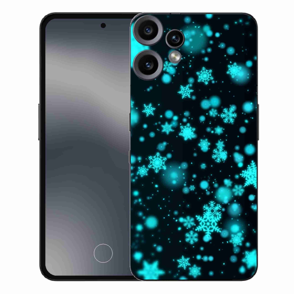 Gélový kryt mmCase na Nothing CMF Phone 2 Pro - snehové vločky 1