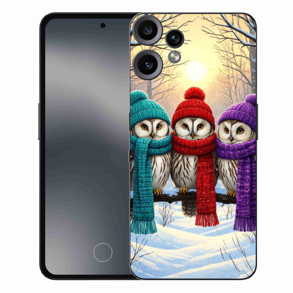 Gélový kryt mmCase na Nothing CMF Phone 2 Pro - soví priatelia