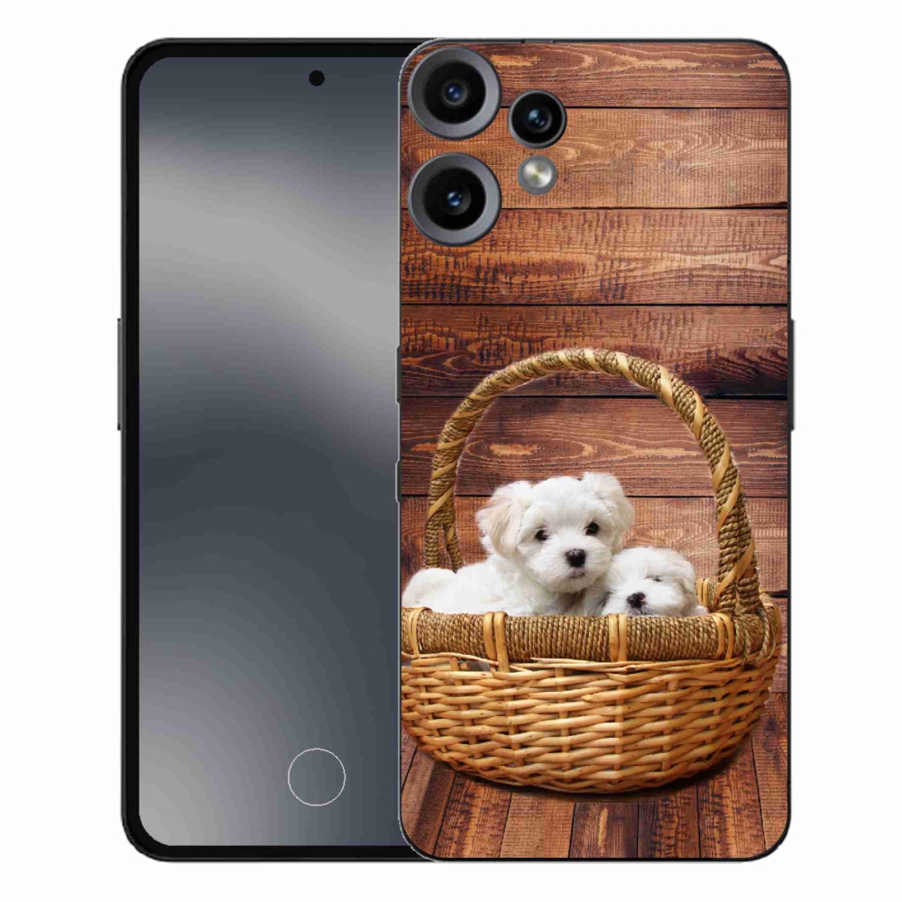 Gélový kryt mmCase na Nothing CMF Phone 2 Pro - šteniatka
