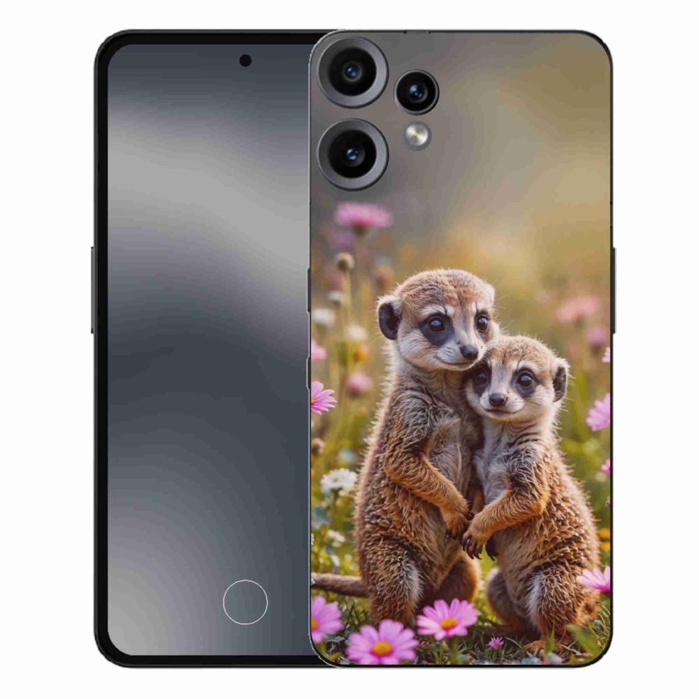 Gélový kryt mmCase na Nothing CMF Phone 2 Pro - surikatí duo