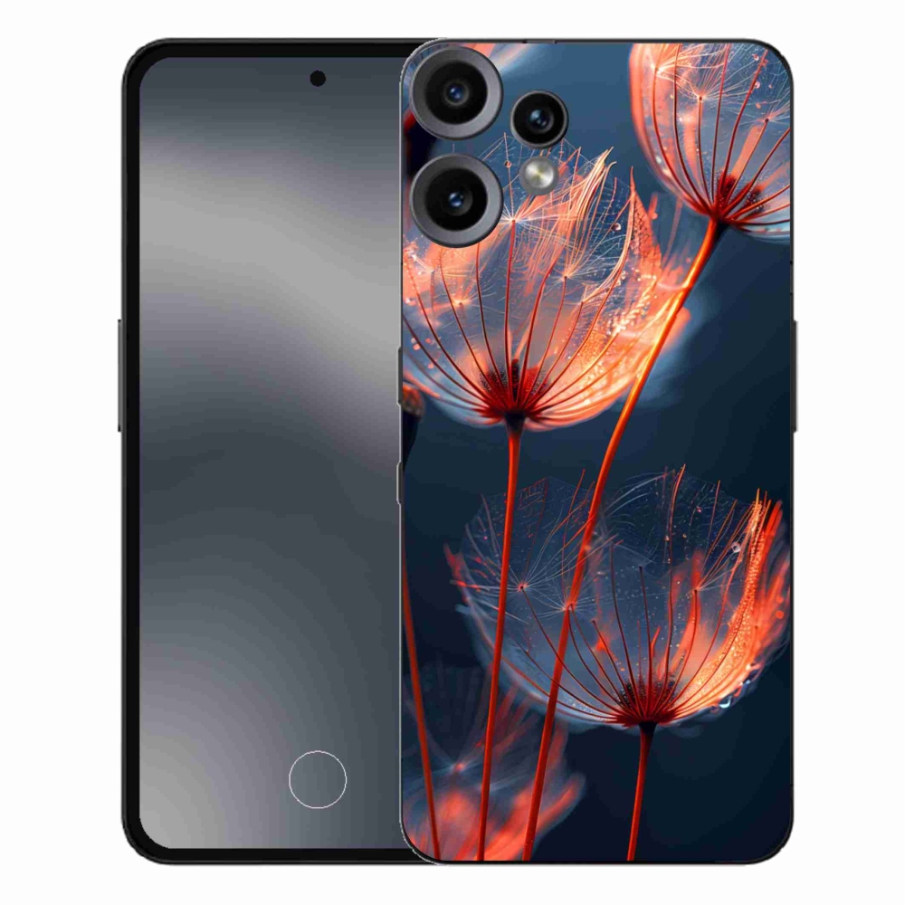 Gélový kryt mmCase na Nothing CMF Phone 2 Pro - svetielkujúce páperie