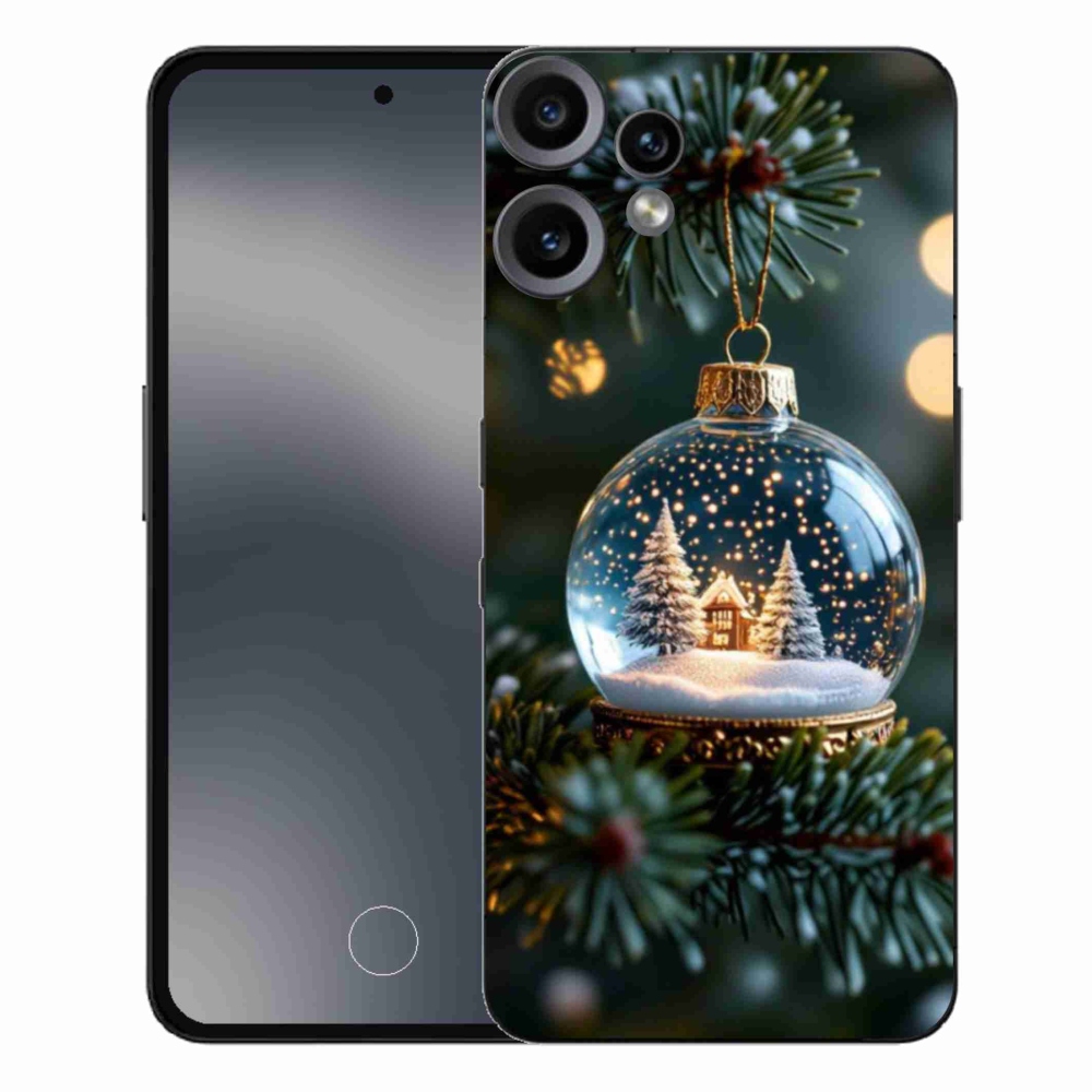 Gélový kryt mmCase na Nothing CMF Phone 2 Pro - vianočné gule 2