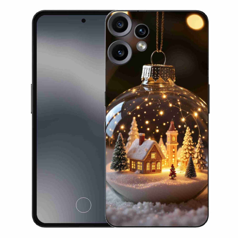 Gélový kryt mmCase na Nothing CMF Phone 2 Pro - vianočné gule 3