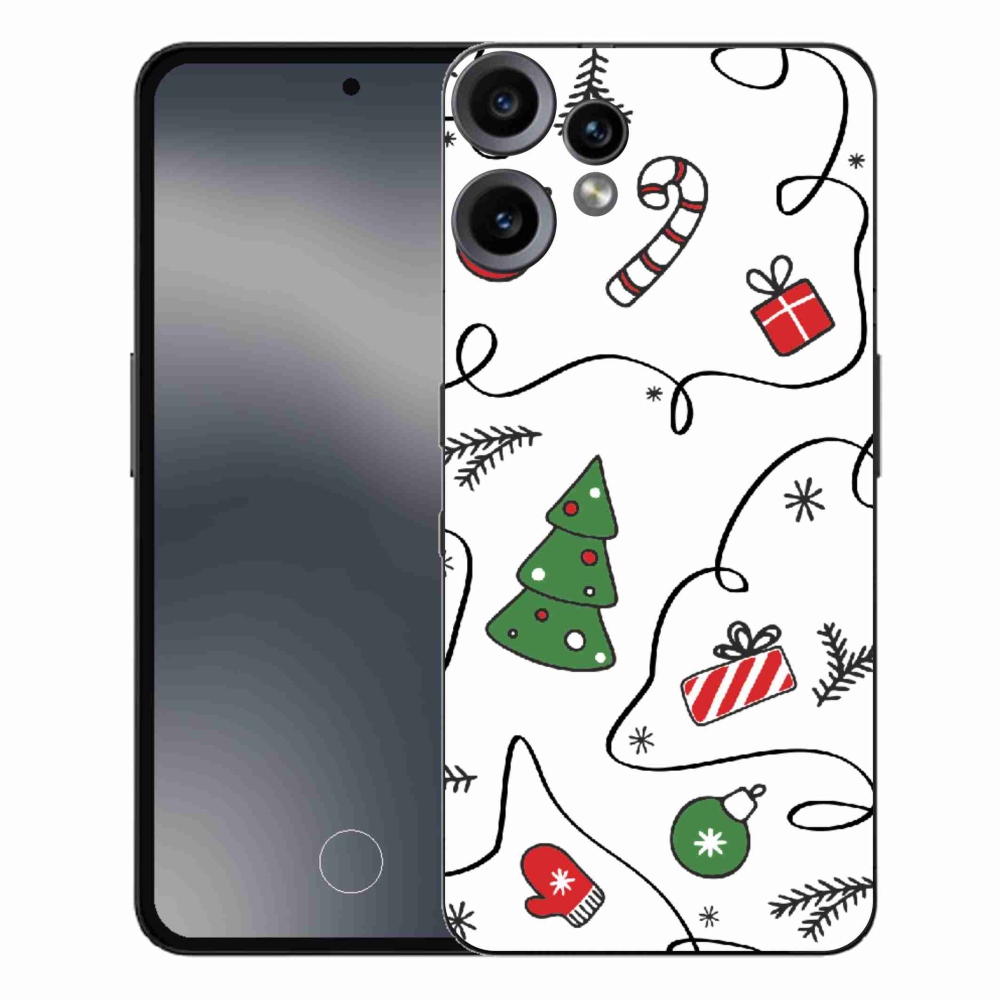 Gélový kryt mmCase na Nothing CMF Phone 2 Pro - vianočné motívy