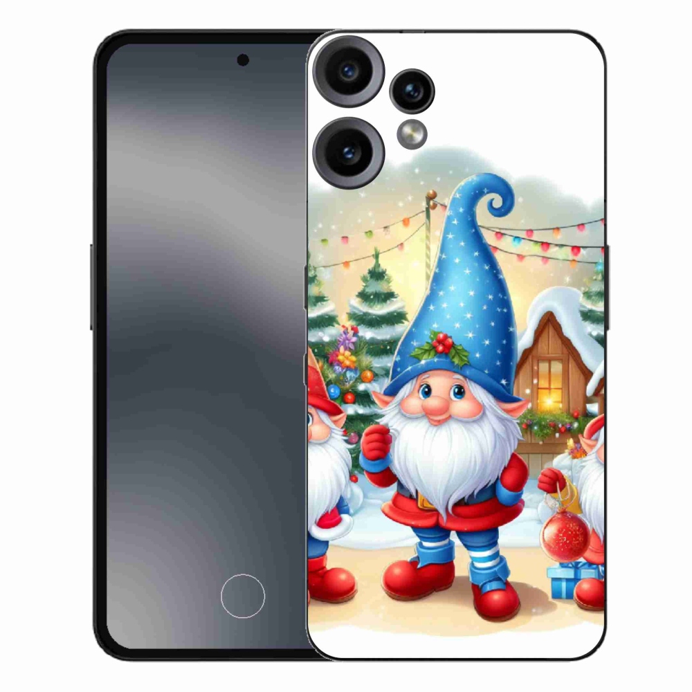 Gélový kryt mmCase na Nothing CMF Phone 2 Pro - vianočné škriatkovia