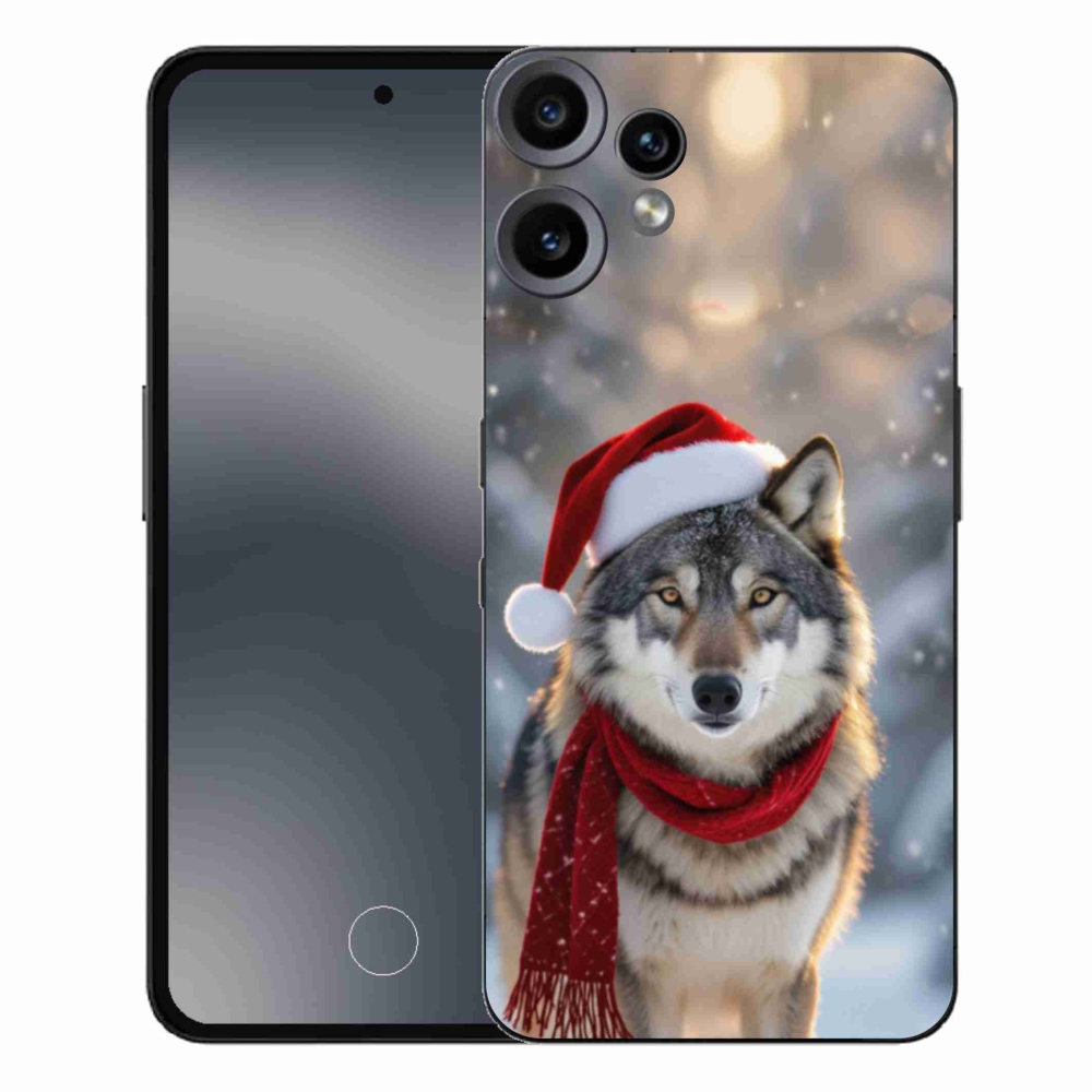 Gélový kryt mmCase na Nothing CMF Phone 2 Pro - vianočný vlk