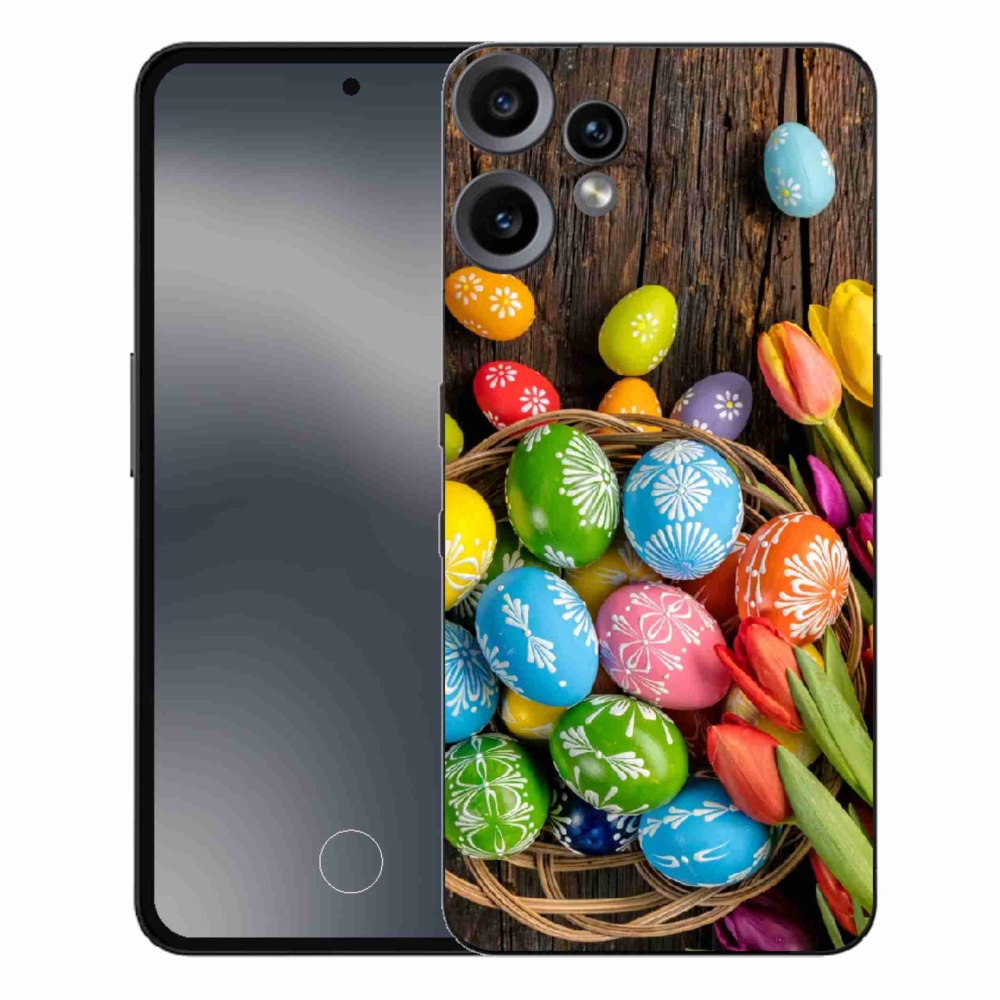 Gélový kryt mmCase na Nothing CMF Phone 2 Pro - veľkonočné vajíčka
