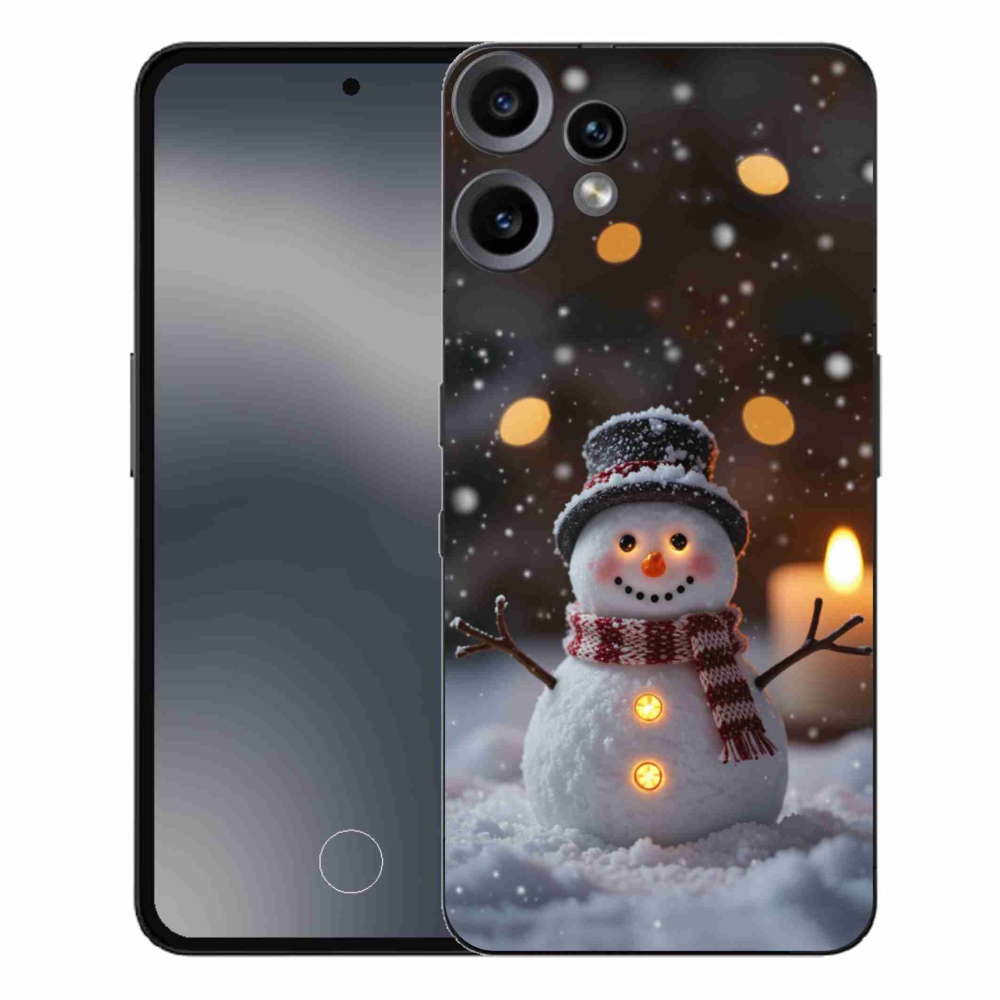 Gélový kryt mmCase na Nothing CMF Phone 2 Pro - veselý snehuliak