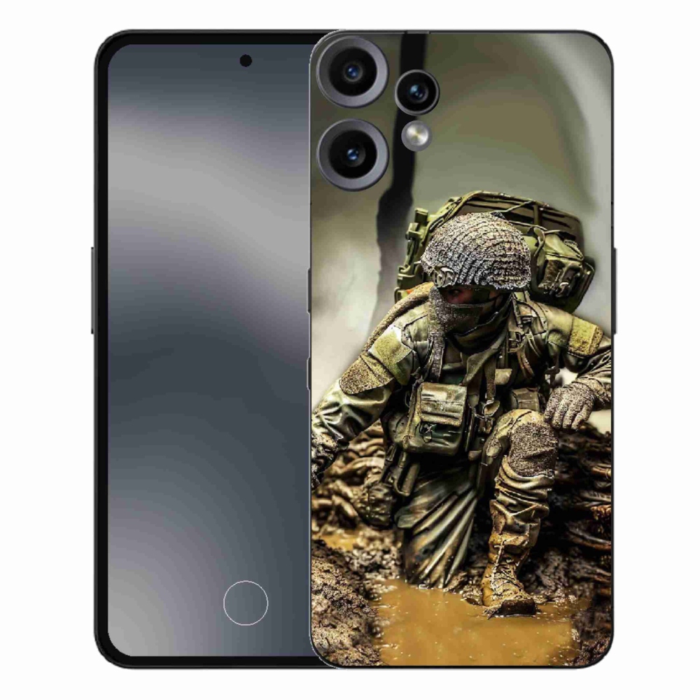 Gélový kryt mmCase na Nothing CMF Phone 2 Pro - vojak