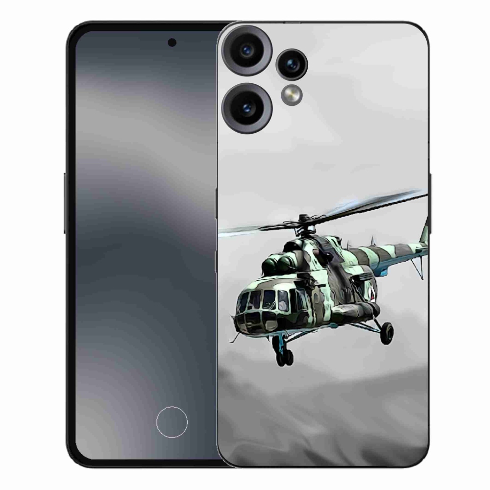 Gélový kryt mmCase na Nothing CMF Phone 2 Pro - vojenský vrtuľník