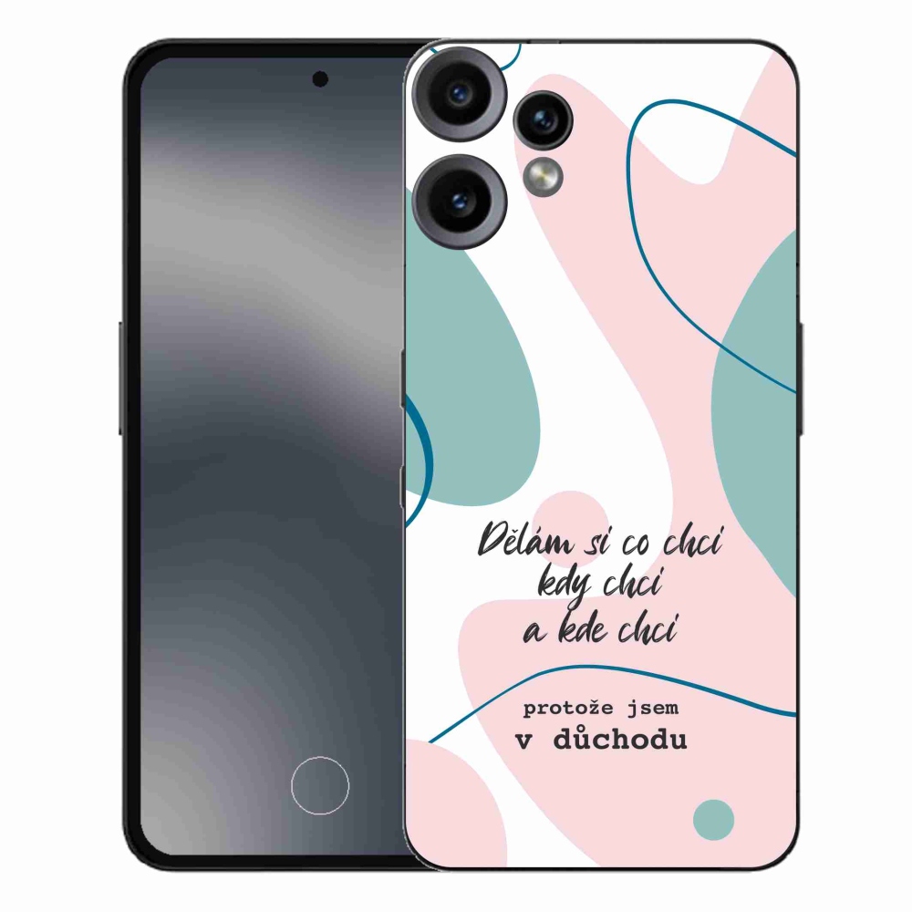 Gélový kryt mmCase na Nothing CMF Phone 2 Pro - vtipný text 10 biele pozadie