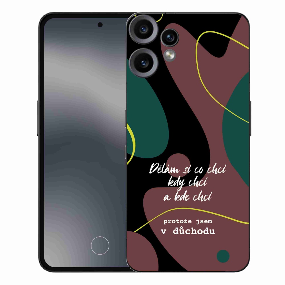 Gélový kryt mmCase na Nothing CMF Phone 2 Pro - vtipný text 10 čierne pozadie