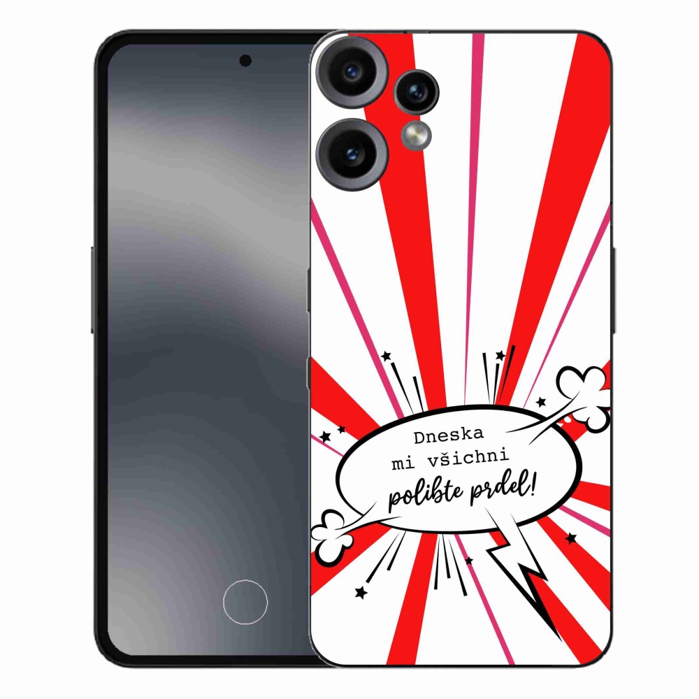 Gélový kryt mmCase na Nothing CMF Phone 2 Pro - vtipný text 15 biele pozadie