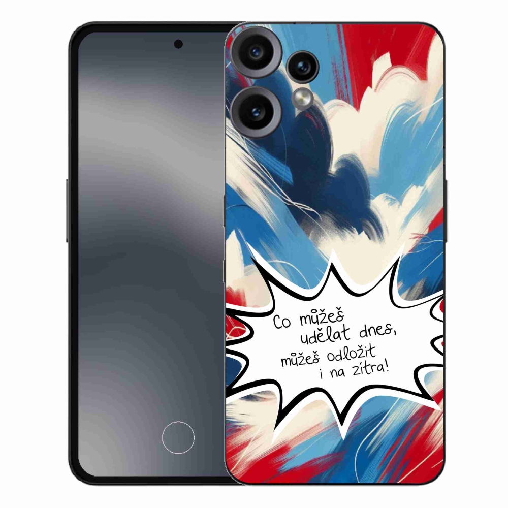 Gélový kryt mmCase na Nothing CMF Phone 2 Pro - vtipný text 9 biele pozadie