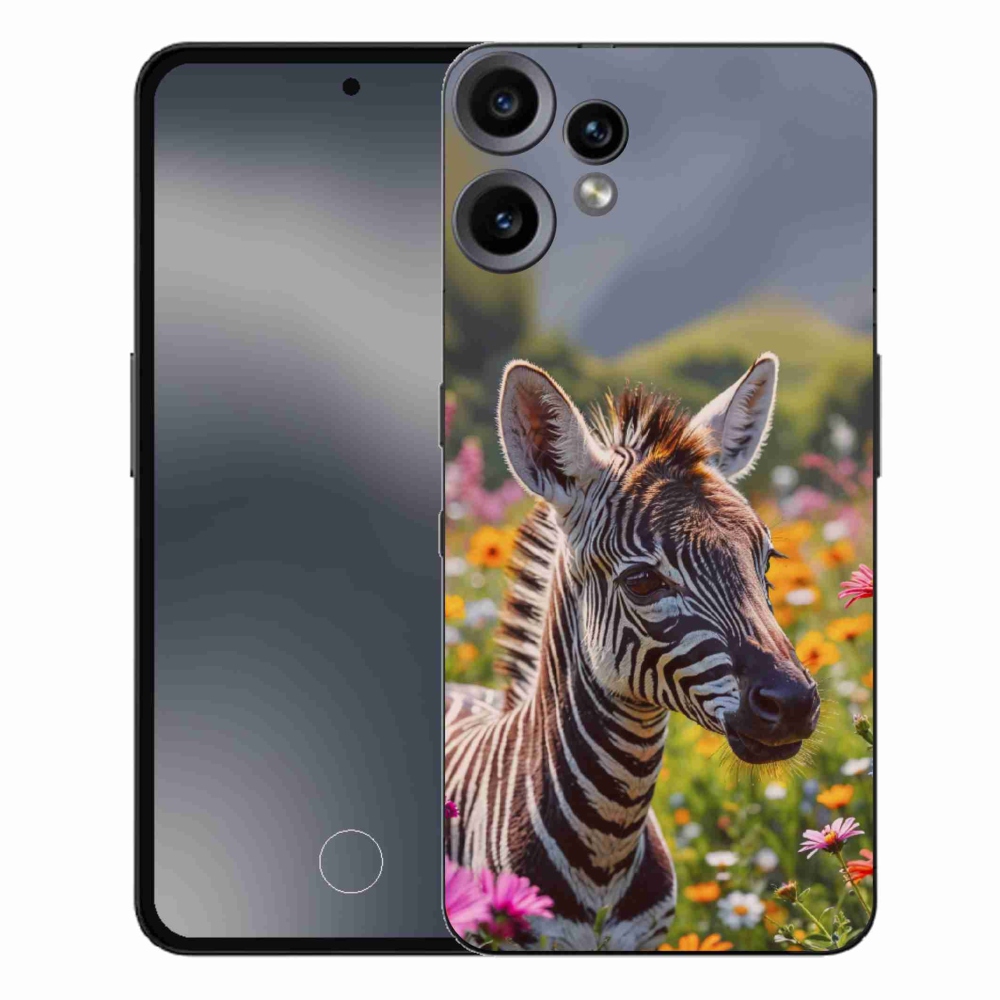 Gélový kryt mmCase na Nothing CMF Phone 2 Pro - zebra na lúke