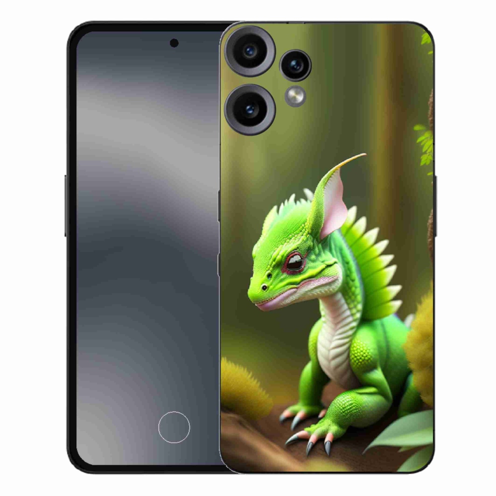 Gélový kryt mmCase na Nothing CMF Phone 2 Pro - zelený dráčik