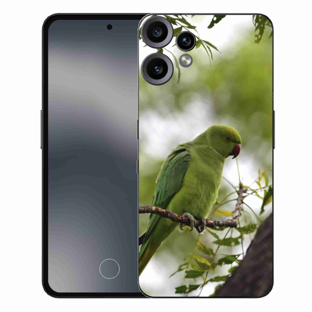 Gélový kryt mmCase na Nothing CMF Phone 2 Pro - zelený papagáj
