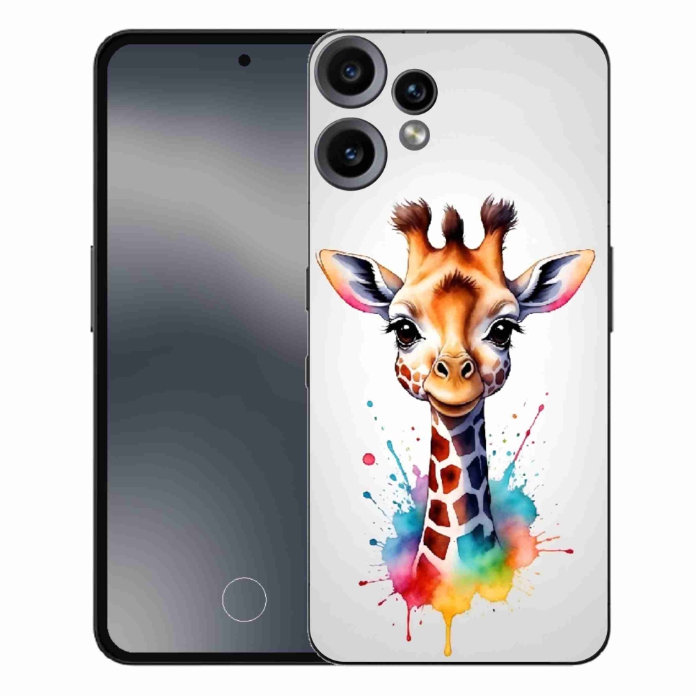 Gélový kryt mmCase na Nothing CMF Phone 2 Pro - žirafa 1