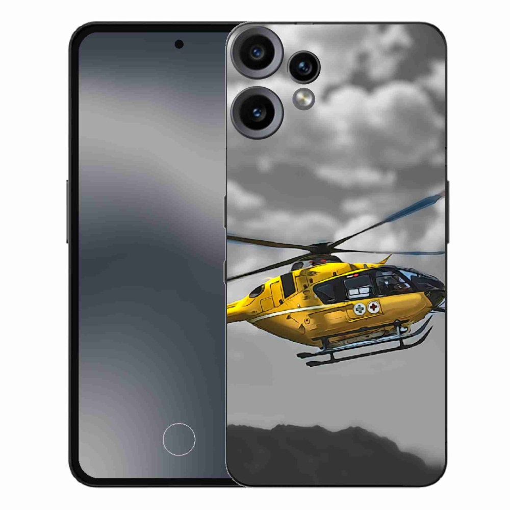 Gélový kryt mmCase na Nothing CMF Phone 2 Pro - žltá helikoptéra