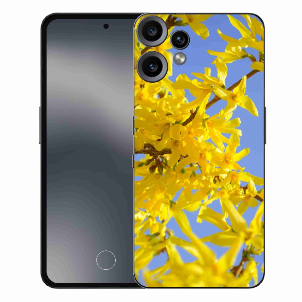 Gélový kryt mmCase na Nothing CMF Phone 2 Pro - žlté kvety