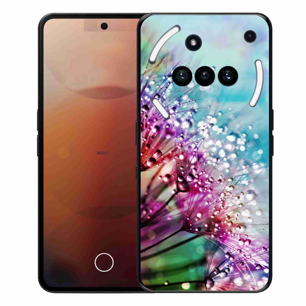 Gélový kryt mmCase na Nothing Phone (3a) - farebné kvety