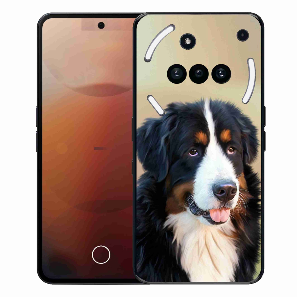 Gélový kryt mmCase na Nothing Phone (3a) - bernský salašnícky pes